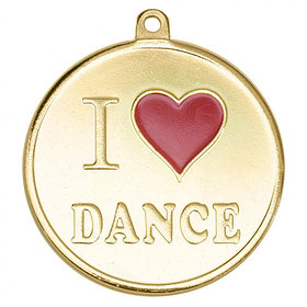 Медаль "Танцы" , 4 см , без ленты арт.401