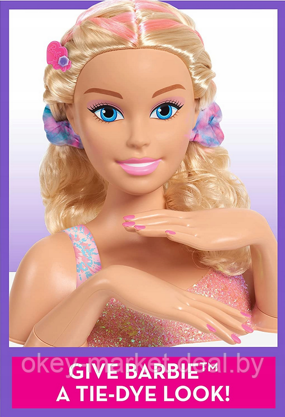 Кукла-манекен для создания причесок Barbie Tie-Dye Делюкс 63651 - фото 8 - id-p218112723