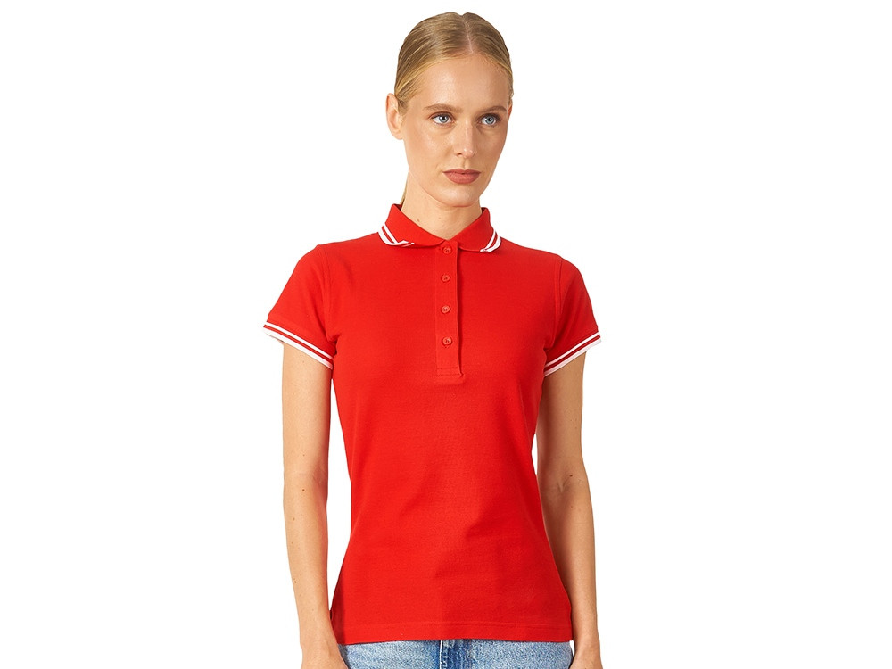 Рубашка поло Erie женская, красный - фото 1 - id-p218185931