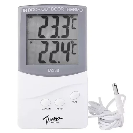 Цифровой термометр TA338 с датчиком, фото 2