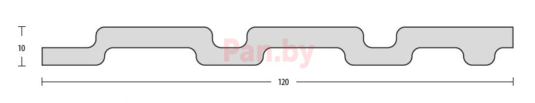 Декоративная реечная панель из полистирола Grace 3D Rail Дуб антик, 2800*120*10 мм - фото 7 - id-p218188935