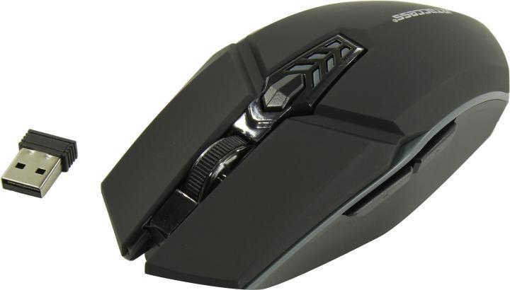 Манипулятор JETACCESS Optical Mouse OM-U58G Black-Grey (RTL) USB 6btn+Roll беспроводная - фото 1 - id-p218188606