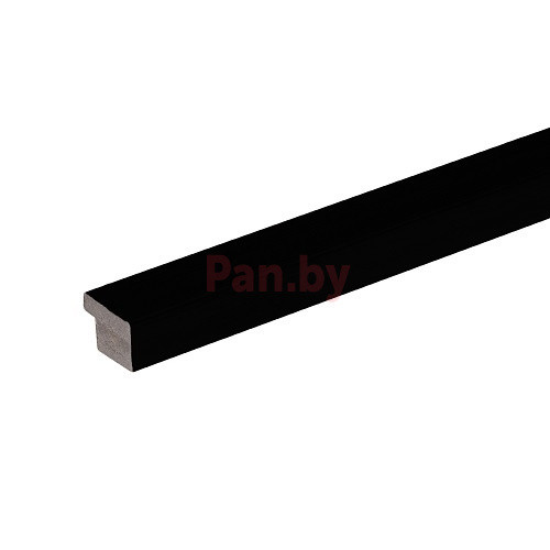 Финишная планка для реечных панелей из полистирола Grace 3D Rail Черная гладкая - фото 1 - id-p218189275