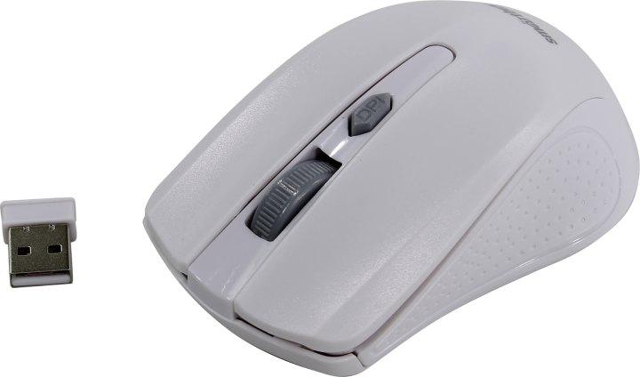 Манипулятор SmartBuy One Wireless Optical Mouse SBM-352AG-W (RTL) USB 4btn+Roll беспроводная - фото 1 - id-p218188806