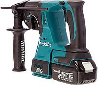 Makita DHR242RFE Перфоратор аккумуляторный б\щет SDS+ [DHR242RFE] {18В,2х3Ач