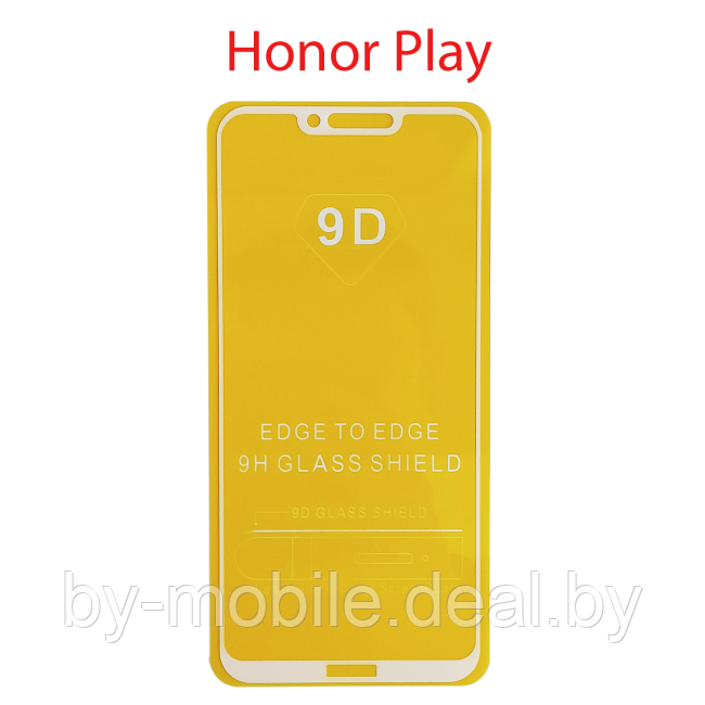 Защитное стекло HONOR Play 5D белый - фото 1 - id-p218187134