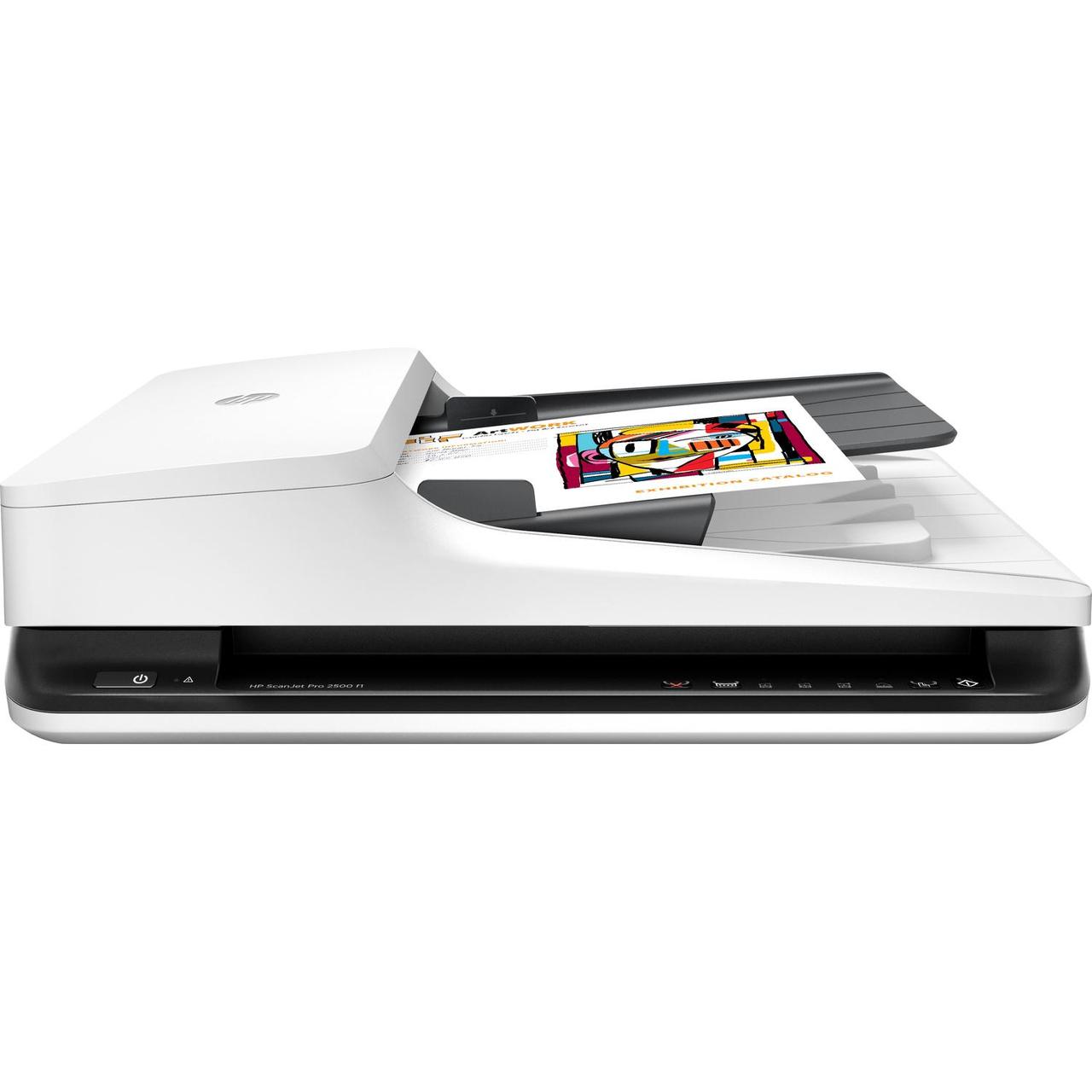 Сканер HP ScanJet Pro 2500 f1 L2747A (A4 Color 1200dpi 20 стр./мин USB2.0 DADF 20G05A#B19)) - фото 1 - id-p214272716