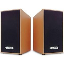 CBR CMS 635 Brown, Акустическая система 2.0, питание USB, 2х3 Вт (6 Вт RMS), материал корпуса MDF, 3.5 мм - фото 1 - id-p212707112