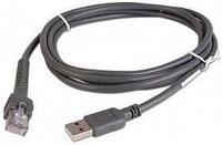 Кабель интерфейсный Zebra ASSY: Cable - Shielded USB: Series A Connector, 7ft. (2.1m), Straight, Supports 12V