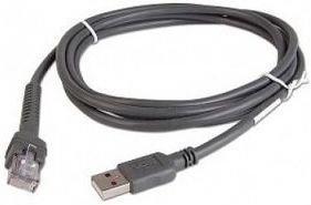 Кабель интерфейсный Zebra ASSY: Cable - Shielded USB: Series A Connector, 7ft. (2.1m), Straight, Supports 12V - фото 1 - id-p214267564