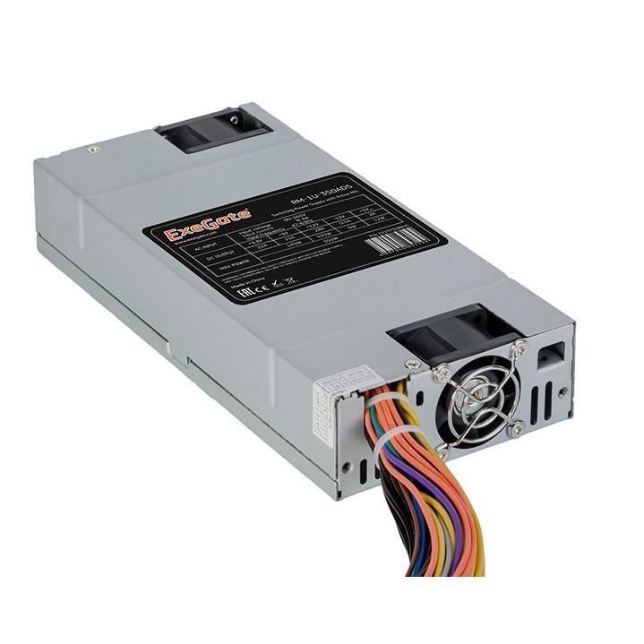 Серверный БП 350W ExeGate ServerPRO-1U-350ADS (APFC, универсальный, для 1U корпусов, 2x4cm fans, 24pin, - фото 1 - id-p203917373