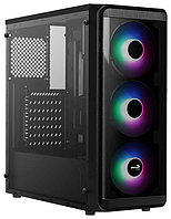 Корпус Aerocool SI-5200 Frost (ATX, без БП, 1x USB3.0, 2x USB2.0, 3x Frost 12 fans)