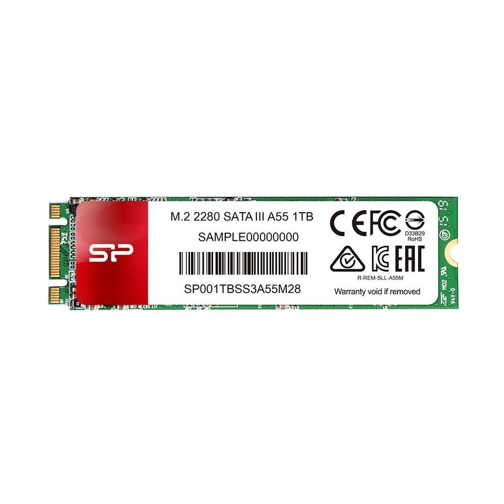 Накопитель SSD Silicon Power SATA III 128Gb SP128GBSS3A55M28 A55 M.2 2280 - фото 1 - id-p212709261