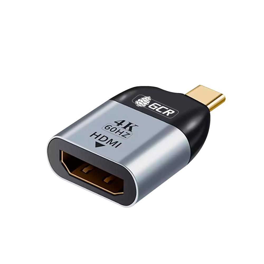 GCR Переходник USB Type C HDMI 4K 60Hz , M/F, GCR-53389 Greenconnect - фото 1 - id-p218189546