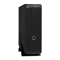 Корпус Desktop ExeGate MI-209-M400 (mini-ITX/mATX, БП M400 с вент. 8см, 2*USB, аудио, черный) EX268700RUS