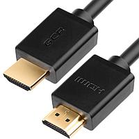 GCR Кабель 5.0m HDMI версия 1.4, черный, OD7.3mm, 30/30 AWG, позолоченные контакты, Ethernet 10.2 Гбит/с, 3D,