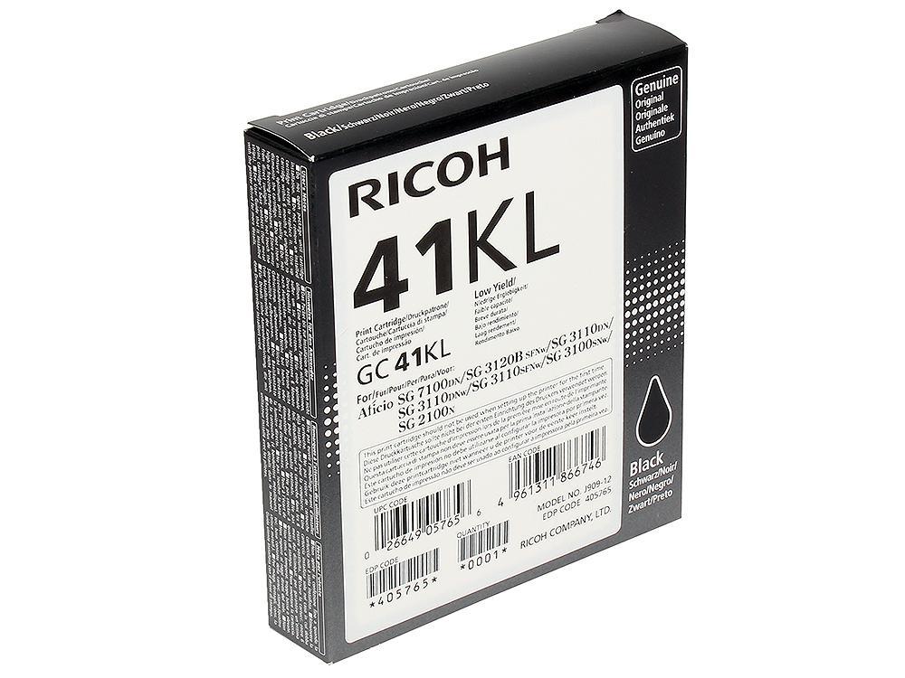 GC 41KL Картридж для гелевого принтера Чёрный Ricoh. GC 41KL Print Cartridge Black - фото 1 - id-p218188745