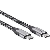 Кабель USB3.2 Gen2X2, CM- CM, 20Gbs, 100WT, 4KX60Hz, All shell, 1.8m VCOM CU420M-1.8M
