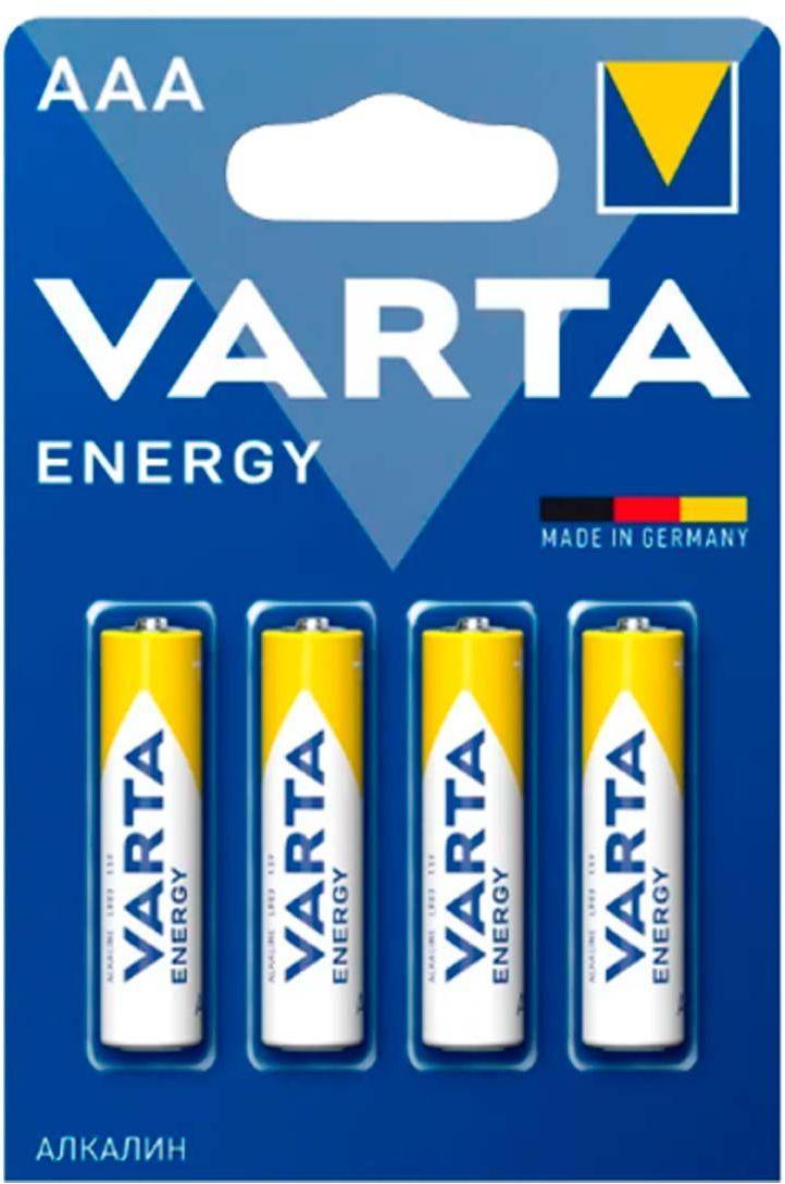 Батарейка Varta LONGLIFE POWER (HIGH ENERGY) LR03 AAA BL4 Alkaline 1.5V (4903) (4/40/200) VARTA 04903121414 - фото 1 - id-p216516824