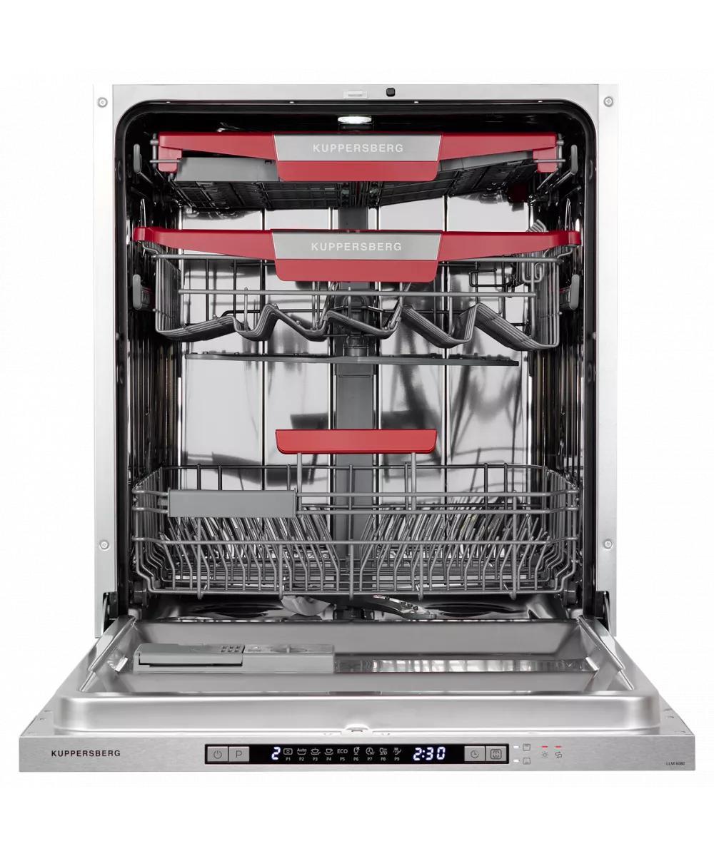 Посудомоечная машина Kuppersberg GLM 6080, полноразмерная, 60 см, 14 комплектов, 7 программ, внутреннее