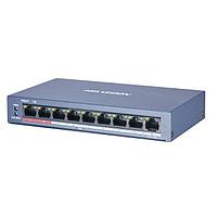 HIKVISION DS-3E0109P-E/M(B) Коммутатор 9x100Mb 8PoE+ 58W неуправляемый