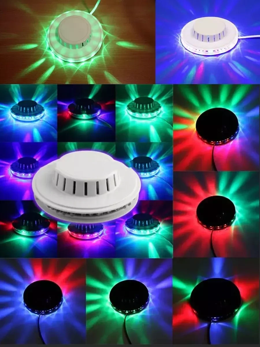 Светильник-проектор многоцветный Volpe / Светильник-проектор Диско UFO - фото 3 - id-p218192410