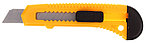 Нож канцелярский усиленный Informat ширина лезвия 18 мм, желтый