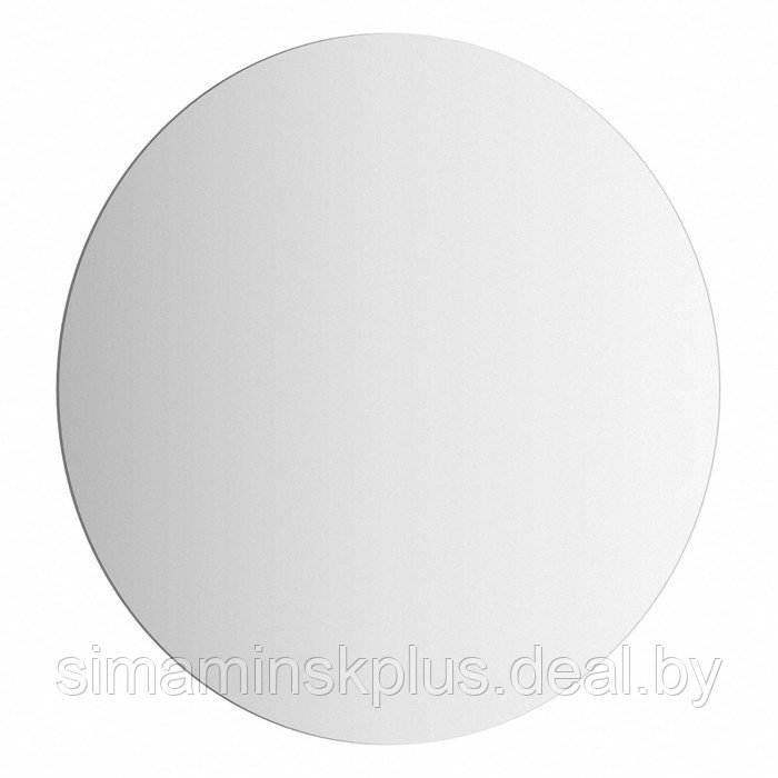Зеркало с LED-подсветкой 12 Вт, d 50 см, без выключателя, нейтральный белый свет - фото 1 - id-p218194643