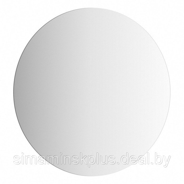 Зеркало с LED-подсветкой 15 Вт, d 60 см, без выключателя, тёплый белый свет - фото 1 - id-p218194665