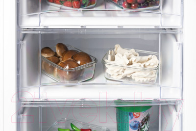 Холодильник с морозильником Nordfrost NRB 164NF W - фото 10 - id-p218195003