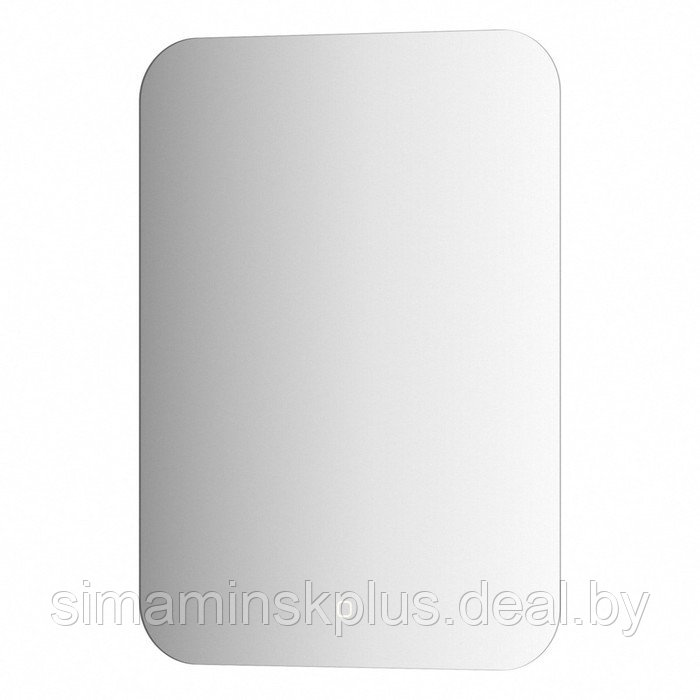 Зеркало с LED-подсветкой 21 Вт, 50x70 см, сенсорный выключатель, тёплый белый свет - фото 1 - id-p218194679