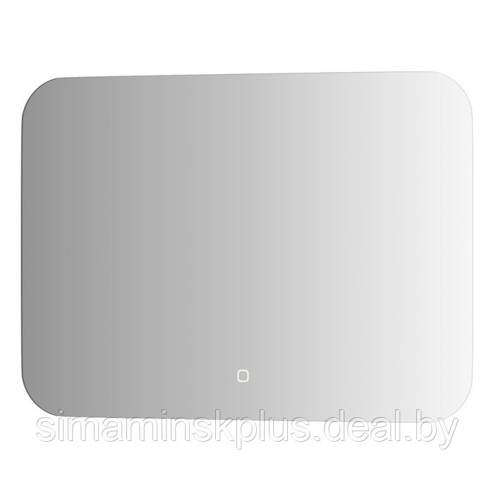 Зеркало с LED-подсветкой 21 Вт, 70x50 см, сенсорный выключатель, нейтральный белый свет - фото 1 - id-p218194682