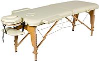 Массажный стол Atlas Sport складной 2-с деревянный 60 см фиолетовый