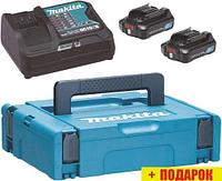 Аккумулятор с зарядным устройством Makita BL1021B + DC10SB (12В/2 Ah + 12В)