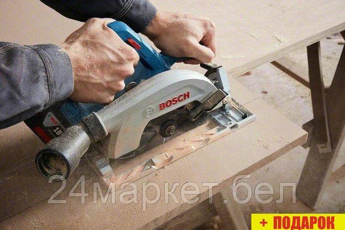 Дисковая (циркулярная) пила Bosch GKS 185-LI Professional 06016C1223 (с 1-м АКБ) - фото 3 - id-p218195733