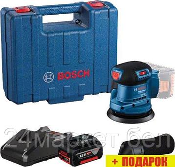 Эксцентриковая шлифмашина Bosch GEX 185-LI Professional 06013A5021 (с 1-м АКБ, кейс), фото 2