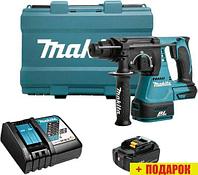 Перфоратор Makita DHR242RT (с 1-им АКБ, кейс)