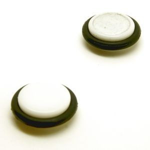 Фейк плаг в ухо на магнитах Pin белый (шт) (8мм) - фото 2 - id-p31343529
