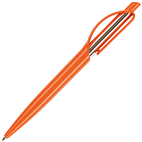 Ручка шариковая DOPPIO, пластик, оранжевый/серебро