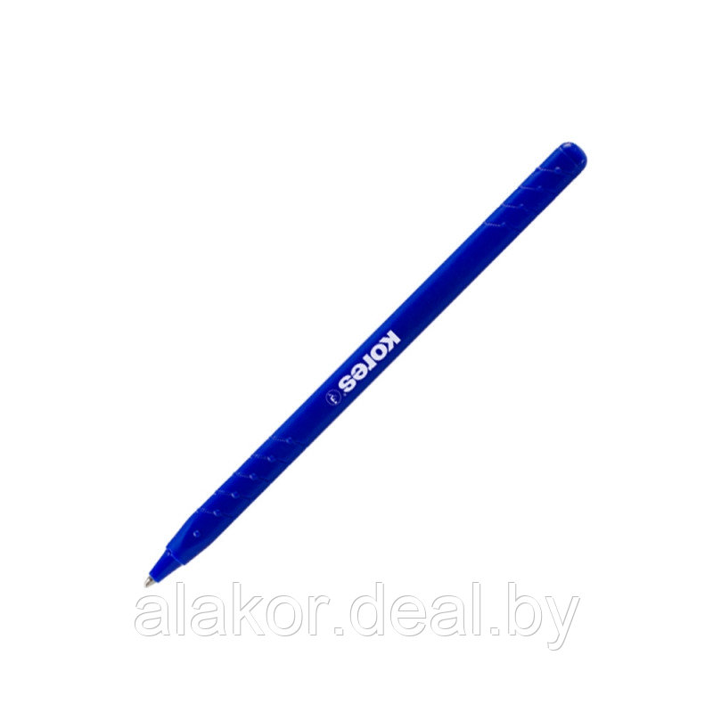 Ручка шариковая эргономичная, Kores "К0", корпус прозрачный, цвет стержня: синий , 0.7мм. - фото 1 - id-p218202515