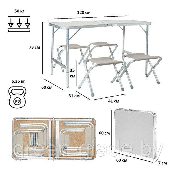 Набор мебели для пикника Green Glade P749 - фото 2 - id-p70799835