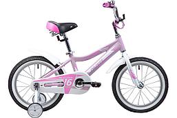 Велосипед NOVATRACK 16", NOVARA, алюм., розовый, тормоз нож, короткие крылья, нет багажника