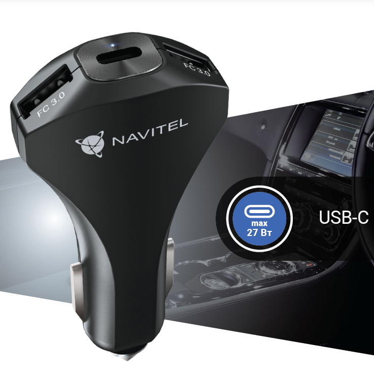 Автомобильное зарядное устройство NAVITEL USP45 SLIM - фото 6 - id-p218204119