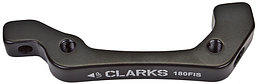 Адаптер для диск. тормоза алюм. перед., 3-209, 180мм CB-6065BLK-180FIS черный CLARKS