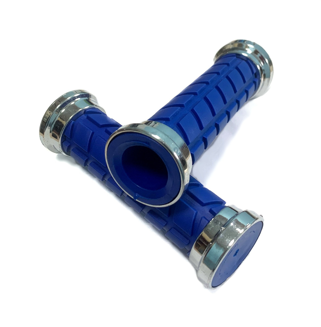 Ручка руля вело декор. SR31-01 (синие) - фото 1 - id-p218202753