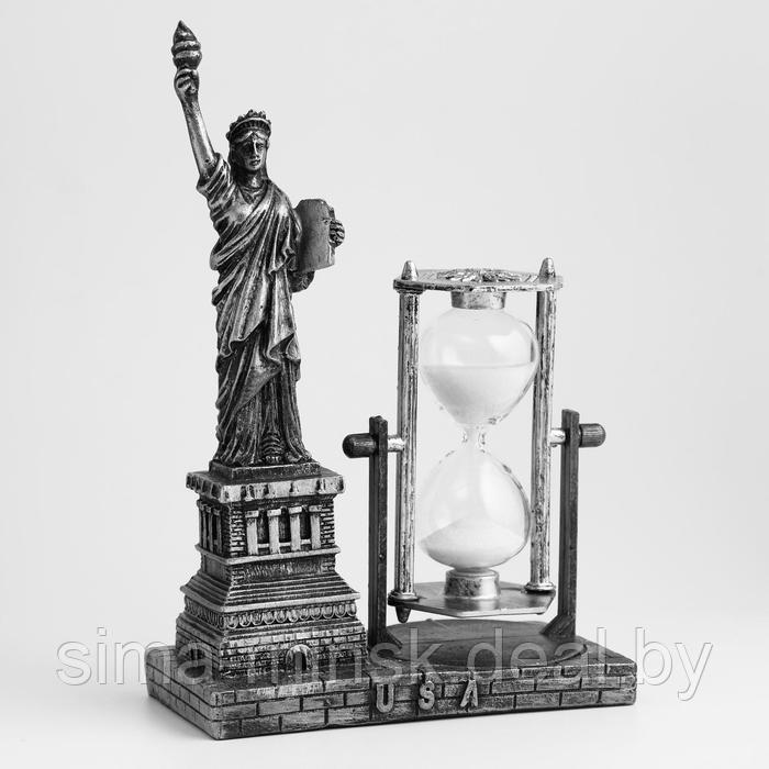 Песочные часы "Статуя Свободы", сувенирные, 13 х 7 х 20.5 см - фото 1 - id-p218204820