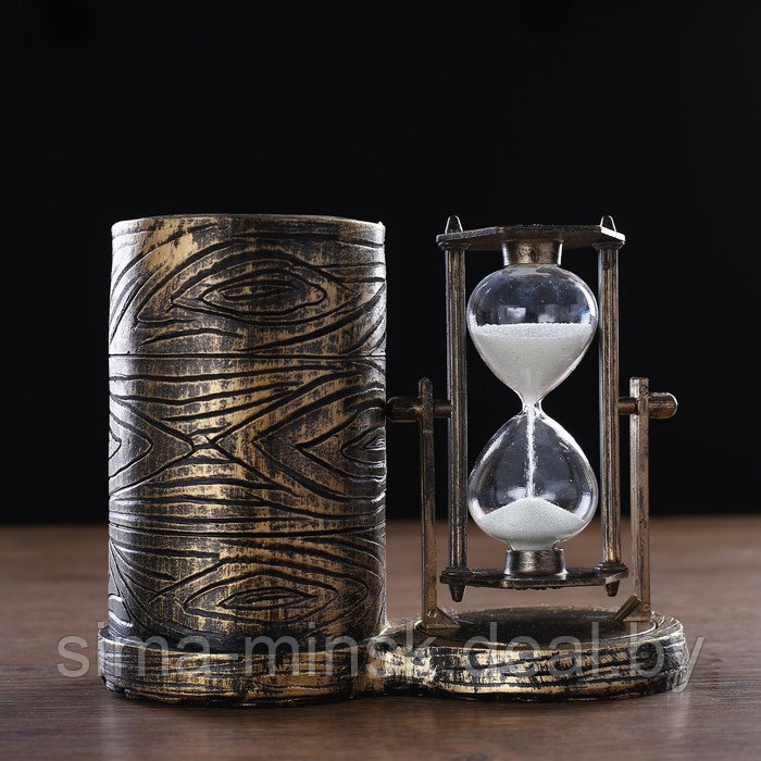 Песочные часы "Море - любовь", сувенирные, с карандашницей, 16.5 х 8 х 13 см - фото 2 - id-p218204823