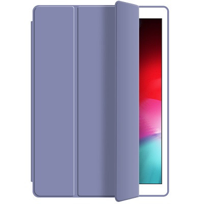 Чехол с силиконовой основой YaleBos Tpu Case серо-фиолетовый для Apple iPad 9.7 (2018) - фото 1 - id-p218204869