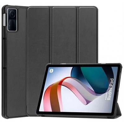 Полиуретановый чехол JFK Smart Case черный для Xiaomi Redmi Pad SE - фото 1 - id-p218204880