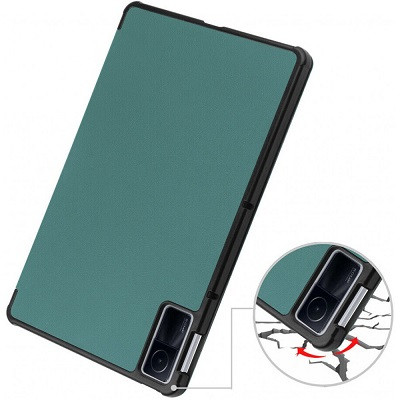 Полиуретановый чехол JFK Smart Case зеленый для Xiaomi Pad 6 - фото 3 - id-p218204890